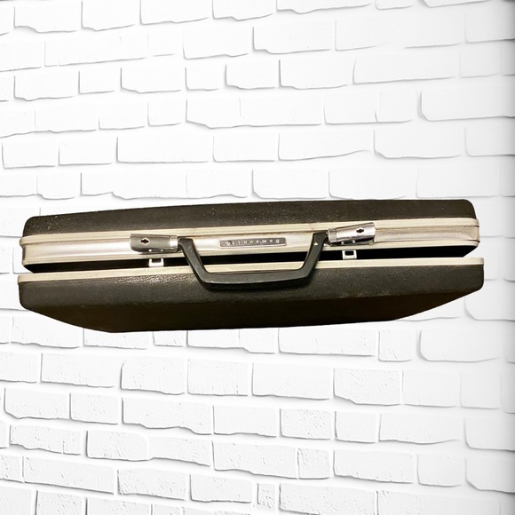 Samsonite Bags Vintage Samsonite Gray Hard Briefcase With Lock Key